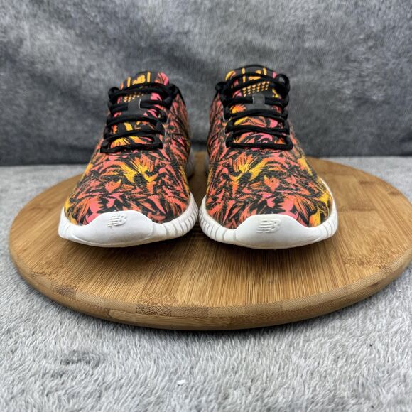 New Balance WX99IG Shoes Womens Size 8 Orange Yellow Black Floral Flexonic 2016 - Picture 2 of 9